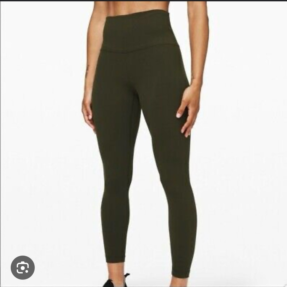 Lululemon Align Pant 25” Olive Green (6)